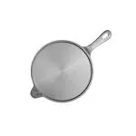 MACclite IRONIUM Cast Iron Pre-Seasoned Dosa Tawa With Long Handle 25 CM.