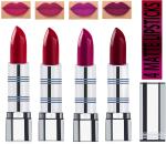 OUR BEAUTY Multicolor New Stylish Highly Moisturing Full Coverage Creamy Matte Lipsticks 62 (Pack Of 4)