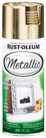 Rust-Oleum SPECIALTY 1910830 Metallic Spray Paint GOLD, 312 grams
