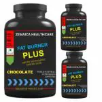 Zemaica Healthcare Fat Burner Plus, Body Weight Loss, Fat Burn,slim,Flavor Chocolate, Pack of 3Whey Protein