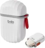 VISH CREATION Travel Soap Dishes, Soap Containers with Lids, Portable Soap Storage Rack, Double Leak-Proof Soap Dish, Suitable for Bathroom, Camping, Outdoor