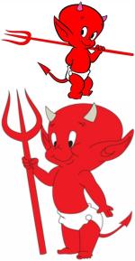 Ordershock Little Devil Body Temporary Tattoo