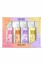 RENEE Body Mist Pack of 4, Combo of Floral, Fruity, Warm & Spicy Scent, Long Lasting Premium Fragrance for Women, Travel-Friendly 20 Ml Each