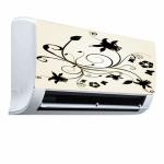 Qth FLORAL DESIGN AC STICKER SUITABLE FOR ALL TYPE OF AC QTH-AC-4342