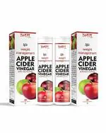 Vokin Biotech World's First Apple Cider Vinegar -20 Effervescent Tablets Vitamin C for Detox & Weight Management with Green Apple Flavor (Pack of 2)