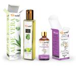 GO WOO Pack of 2 Frangipani Essential Oil and Aloe Vera Carrier Oil-100%Natural For Face 110ML