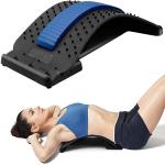 Shopeleven Back Stretch Support, Spine Deck with 3 Adjustable Settings,Lower Back Pain Relief Device, Multi Level Lumbar Support Stretcher For Herniated Disc, Sciatica, Scoliosis, Lower And Upper Back Muscle Pain Relief
