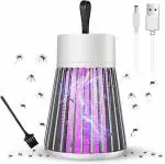 DERIKE Mosquito and Fly Killer Machine Trap Lamp Indoor Light with Hanging Loop Powered Electronic