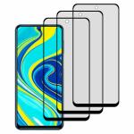 Kite Digital Redmi Mi Note 9 Pro/Note 9 Pro Max Matte Finish (Black) Tempered Glass Screen Protector with Edge to Edge Coverage - Easy Installation Kit (Pack of 3)