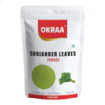 OKRAA Coriander Leaves Powder - 1 KG / Dehydrated Dhaniya Leaf Powder