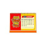 ESCAPER Good Things Motivational Desk Calendar 2024 with Quotes (Pack of 3 Units) 12 Monthly Pages with Thick Paper Twin-Wire Binding for New Year Daily Planning (A5 Size, 8.5