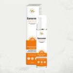 VLARC Kumkumadi Ubtan Sunscreen SPF 50 Aqua Gel, PA++++, Lightweight, No white-cast for Broad Spectrum & Blue Light Protection for Unisex (Pack Of 3 _ 50 ML Each)