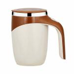 SHOPOGENIX Automatic Magnetic Stirring Coffee Mug Rotating Home Office Travel Mixing Cup Funny Electric Stainless Steel Self Mixing Coffee Tumbler Suitable for Coffee Milk Cocoa and Other Beverages