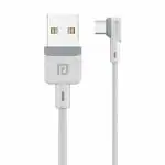 Portronics Connect L POR-1403 Fast Charging 3A Type-C Cable 1.2 M with Charge & Sync forType C(White)