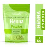 KIZENKA Organic & Herbal Henna Leaf Powder For Hair Colour- (1kg)