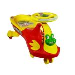 Pandaoriginals Red Plastic Non Battery Operated Ride On Frog Magic Car