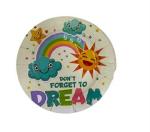 Spotklean Multicolor Paper Printed Buffet Serving Plates For Party, Small Events, 100 pcs, Medium, 10 Inch (Pack Of 2)