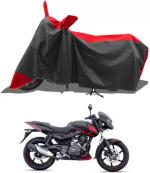 SMDP Waterproof Two Wheeler Cover for Bajaj (Pulsar 125, Black, Red)
