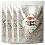 Dr Gluten Smart Rice, Diabetic Friendly, Low Glycemic Index Premium Rice, Fine Quality Food Nutritious Grain, Good Source of Dietary Fiber for Cooking, Making Dishes Healthy & Fresh (900 grams X 4)