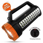 Pick Ur Needs Long Range Emergency Tube Rechargeable Waterproof Bright Led Torch Light 75W+22SMD Torch (Orange, 9 cm, Rechargeable)