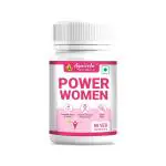 Agniveda Naturals Power Woman Capsules | All-Natural Stamina Booster for Women | Ashoka, Lodhra, Shatavari, Ashwagandha+ 14 More Potent Herbs | 500mg - 60 Veg. (Caps.) (pack of 1)