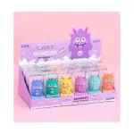 ANSTONIA Cute Monster Sharpener with Eraser for Kids, Birthday Return Gifts Sharpeners