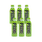 Pokka Prime Lemon Lime Hydration Drink Sports Beverage Naturally Flavored, 10% Coconut Water, 250mg BCAAs, B Vitamins, Antioxidants, 16.9 Fl Oz Bottle 500ml (Pack of 6)