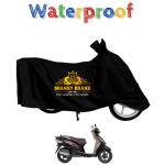 SHANKY BRAND Fully Waterproof & UV Protection TVS Wego Bike Scooter Cover Dustproof Fabric Black