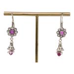 CHAITANYA EMPORIUM memerising round shape cutstone top danglers