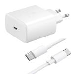 mPix New 45Watt PD Travel Adapter Charger Combo Compatible With Samsung Galaxy A10e, S22 Plus, Galaxy S22 Ultra, Note8, Note 9, Note 10, Note 10+, Note 20 5G, Note20 Ultra 5G, A20, A50, A02,A12, A32 5G, Tab S8,S8+,Tab S8,S8+ (White)