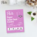 Floren Disposable Toilet Seat Covers | Pee Essential | 20 Sheets | Leak Free | Waterproof | Disposable | Travel Friendly | Biodegradable| Clean Sanitary Experience (Pack of 1)