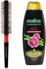 Bingeable Simple Hair Brush Palmolive Luminous Oil Shampoo (Set Of 2)