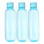Gluman Claro 1200 Spout water bottle 1 Litre (Set of 3) Sky Blue