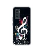 Casotec Mike and Music Design Printed Silicon Soft TPU Back Case Cover for Vivo V23E 5G