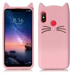 Lejaao Mi Redmi Y2 Rose Gold Silicone Mobile Back Cover