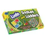 Sterling 2 In 1 Ludo Snake and Ladder Board Game, Unisex, 4Y+(Multicolour)