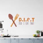 Vasl Vinyl Multicolor Kitchen Wall Stickers Decals