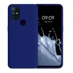 LIRAMARK Liquid Silicone Soft Back Cover Case for OnePlus Nord N10 5G / 1+Nord N10 (Midnight Blue)