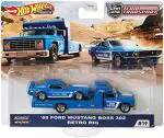 HOT WHEELS TEAM TRANSPORT '69 FORD MUSTANG BOSS 302 RETRO RIG DIE CAST MODEL CAR