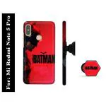 Mobi Elite The Batman Printed Hard Back Case Cover with Mobile Holder, Pop holder, Pop socket for Mi Redmi Note 5 Pro