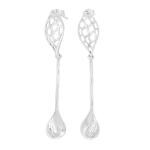 Gem O Sparkle Hand crafted 925 Sterling Sliver Unique Designer Dangle Earrings For Women & Girls(Diwali Collection)