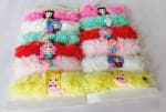 THE MAXIM SET OF 6 FUR DOLL HAIR RUBBER BAND FOR GIRLS