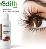 Edith Naturals Castor Oil (Arandi Oil) - Premium Cold Pressed for Hair & Skin Care Hair Oil (100 ml)