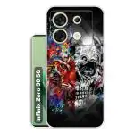Snazzy Multicolor Silicon Shock Proof Back Cover for Infinix Zero 30 5G