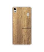 Casotec Wood Stretcher Design Printed Silicon Soft TPU Back Case Cover for Lenovo K3 Note / A7000