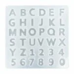 iCraft Flexible Silicone Alphabet & Letter Mould - 13cm