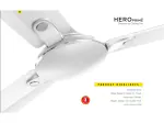 Goldmedal Hero Prime 1200 Mm Ceiling Fan 3 Blades 'High Grade Copper' Metallic Luster Brown Pack Of 2