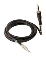 SeCro 3.5Mm Male Stereo to 6.35Mm Mono Male Trs Audio Cable for Laptop
