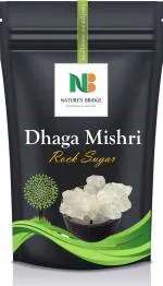 Nature's Bridge Dhaga Mishri - Mishri | Kunja Mishri | Dora Mishri | Crystal Sugar | Sugar - 400 Gm