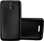 Shagya Motorola Moto C Plus Black Silicon Back Cover Case (Set Of 2)